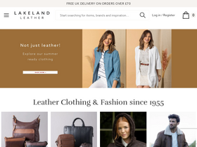 'lakelandleather.co.uk' screenshot