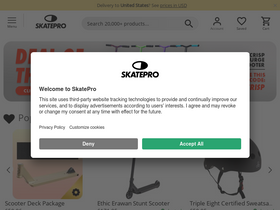 'skatepro.uk' screenshot