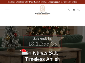 Amish Traditions website screenshot