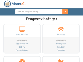'manuall.dk' screenshot