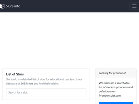 slurs.info