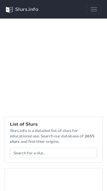 slurs.info