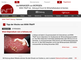'wiwi-treff.de' screenshot
