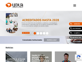 'udla.cl' screenshot