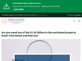 'nccash.com' screenshot