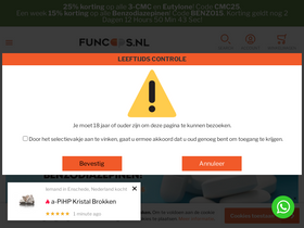 'funcaps.nl' screenshot