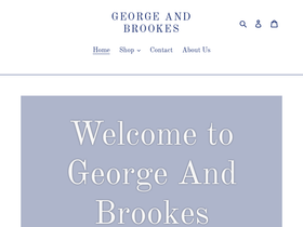 georgeandbrookes.com homepage screenshot