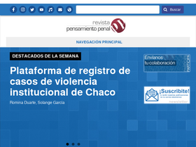 'pensamientopenal.com.ar' screenshot