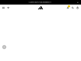 'adidas.mx' screenshot