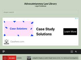 'advocatetanmoy.com' screenshot