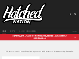 hatchednation.com homepage screenshot