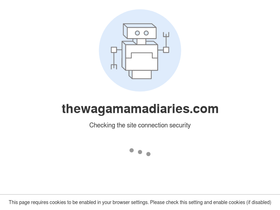 'thewagamamadiaries.com' screenshot
