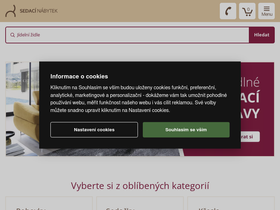 'sedaci-nabytek.cz' screenshot