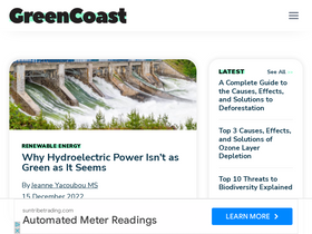 'greencoast.org' screenshot