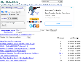'mudcat.org' screenshot