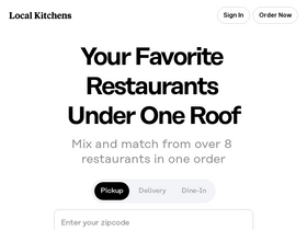 'localkitchens.com' screenshot