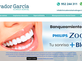 'clinicadentalsalvadorgarcia.com' screenshot