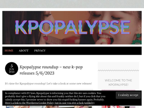 'kpopalypse.com' screenshot