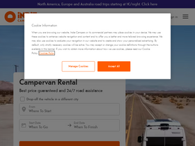 'indiecampers.co.uk' screenshot