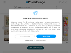 'posterlounge.se' screenshot