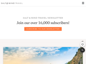 'saltandwind.com' screenshot