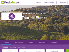 'flugladen.de' screenshot