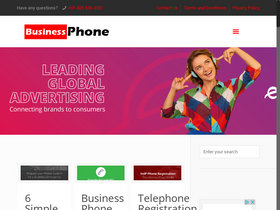 'business-phone.org' screenshot