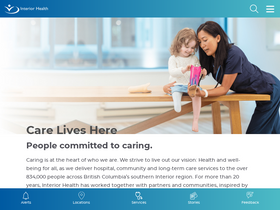 'interiorhealth.ca' screenshot