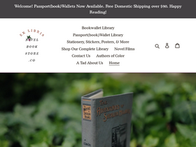 Novelbookstore website screenshot