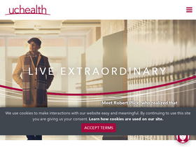 'uchealth.org' screenshot