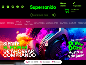 'supersonido.es' screenshot