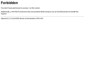 'lineameteo.it' screenshot