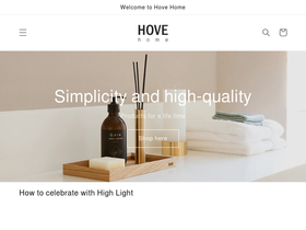 hovehome.com homepage screenshot