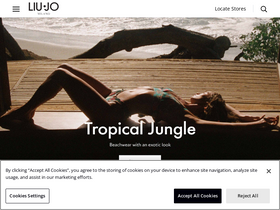 'liujo.com' screenshot
