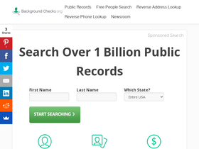 'backgroundchecks.org' screenshot