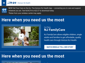 'horizonnjhealth.com' screenshot