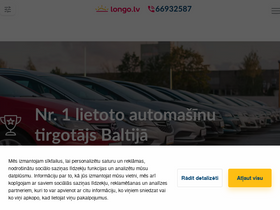 'longo.lv' screenshot