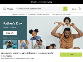 'marksandspencer.com' screenshot