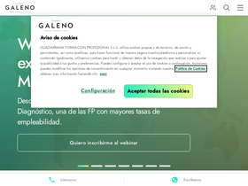 'fpclaudiogaleno.es' screenshot