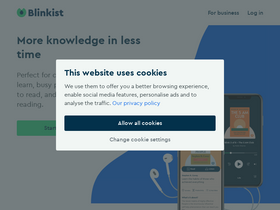 'blinkist.com' screenshot