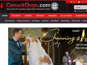 'canuckdogs.com' screenshot