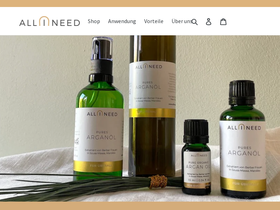 allineedcare.com homepage screenshot