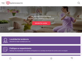 'quierocasa.hn' screenshot