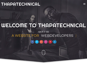 'thapatechnical.com' screenshot
