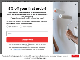 'thepaintshed.com' screenshot