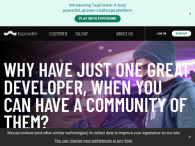 'topcoder.com' screenshot