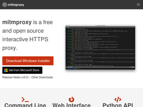 'mitmproxy.org' screenshot