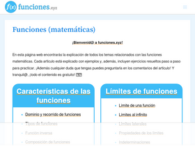 'funciones.xyz' screenshot