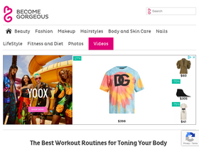 'becomegorgeous.com' screenshot