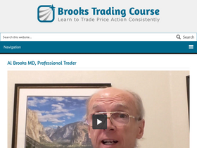 'brookstradingcourse.com' screenshot